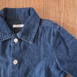 Reserved Denim Button-Up Shirt Boys Size 4/ EU 104cm